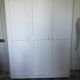 Antique Parisian 3-door wardrobe