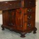 Thomas Chippendale Revival desk with a leather top