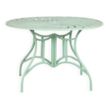 Table ronde de jardin en métal, 1990