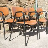 Set of 6 Stella armchairs - inseparable - 1960s