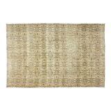 Anatolian handmade vintage rug 265 cm x 177 cm