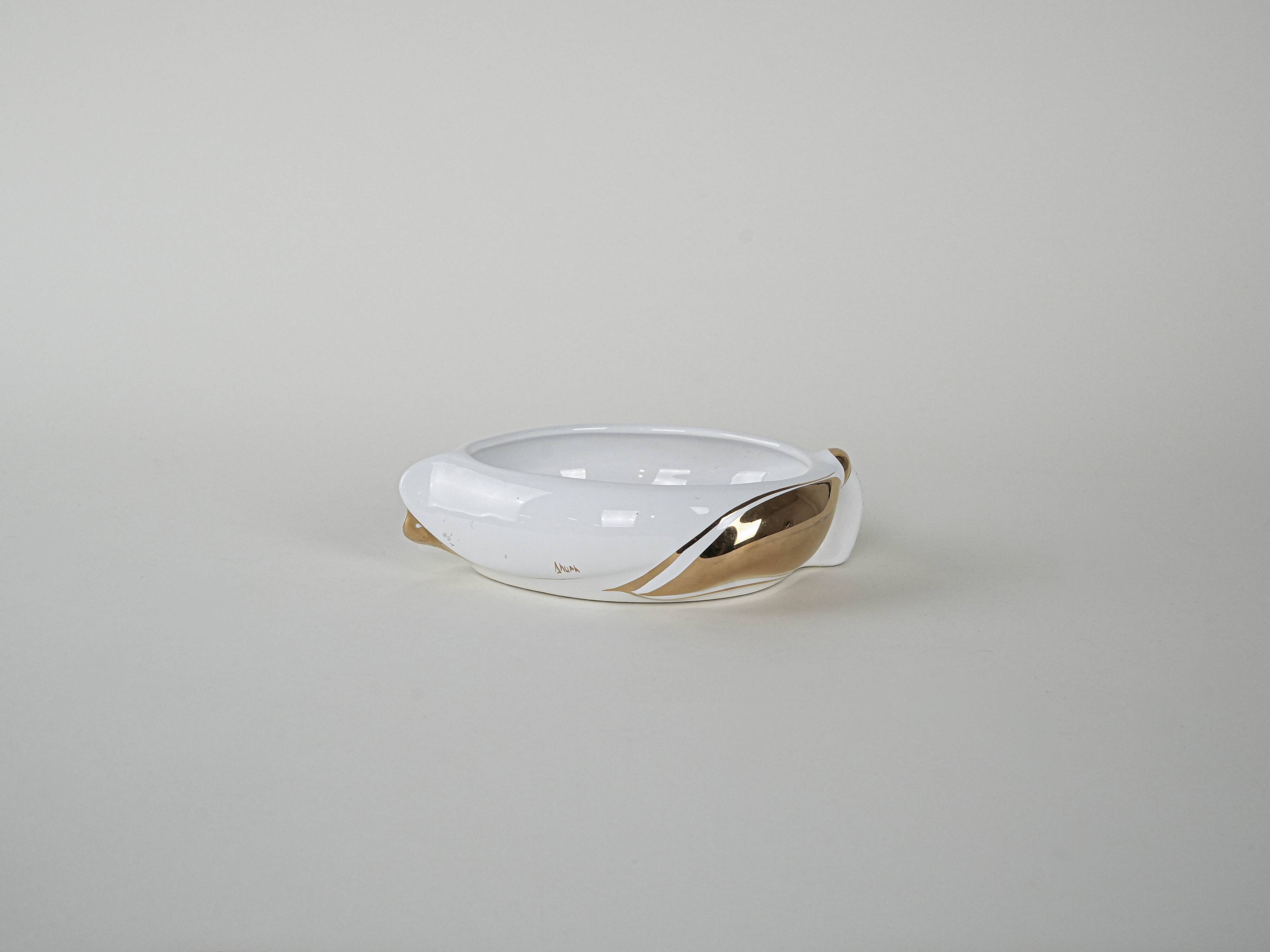 Porcelain platter, Italian design, 1970s, production: Italy