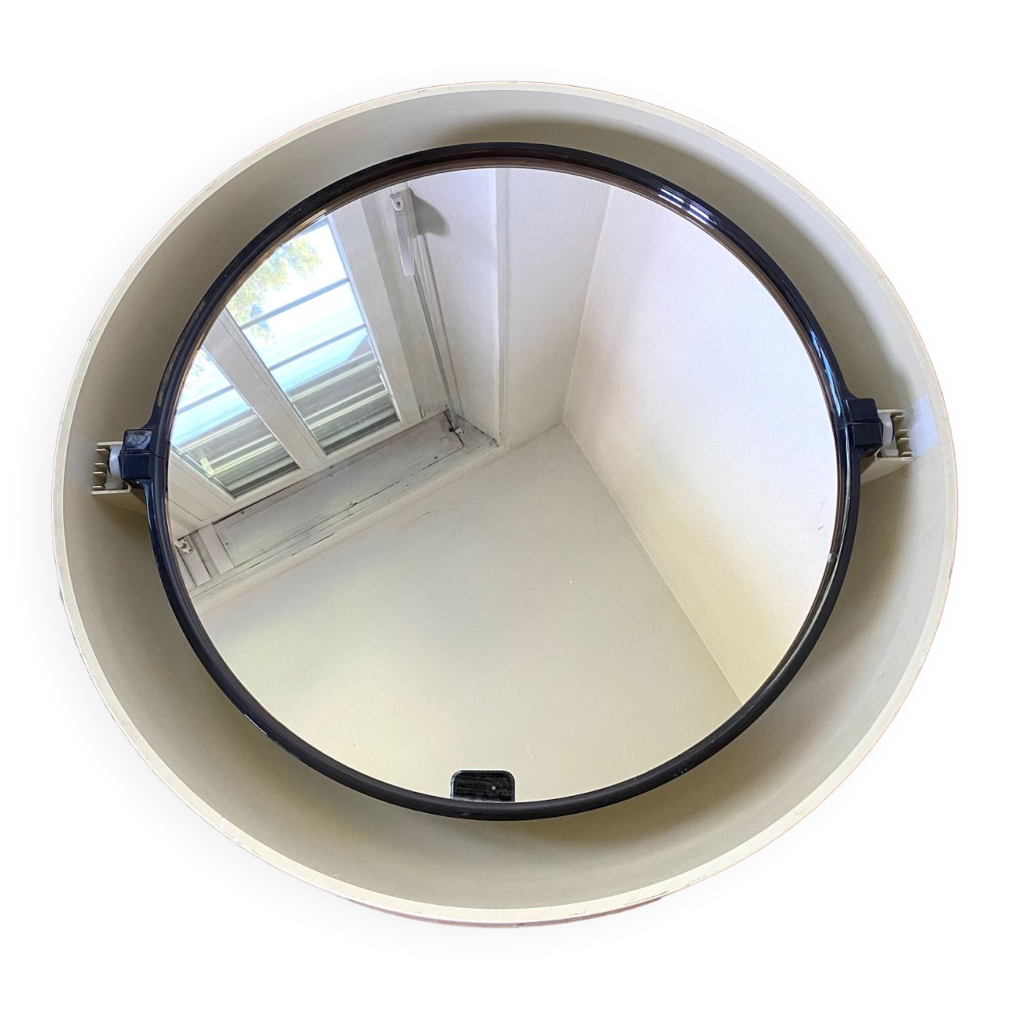 Round mirror Allibert model A41 Space Age 1970