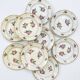 8 deep plates in Foëcy porcelain - 1930