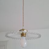 Vintage opaline chandelier