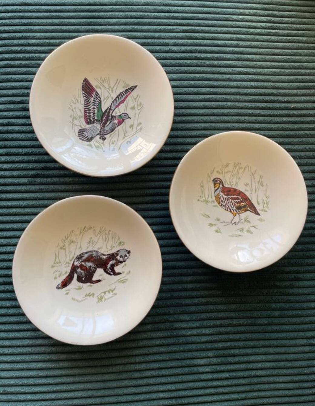 Set of Animal Plates from Marly de Gien