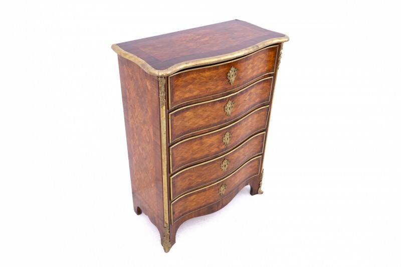 Antique chest of drawers, circa 1870, France.
