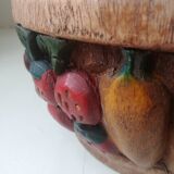 Dish, wooden fruit cut