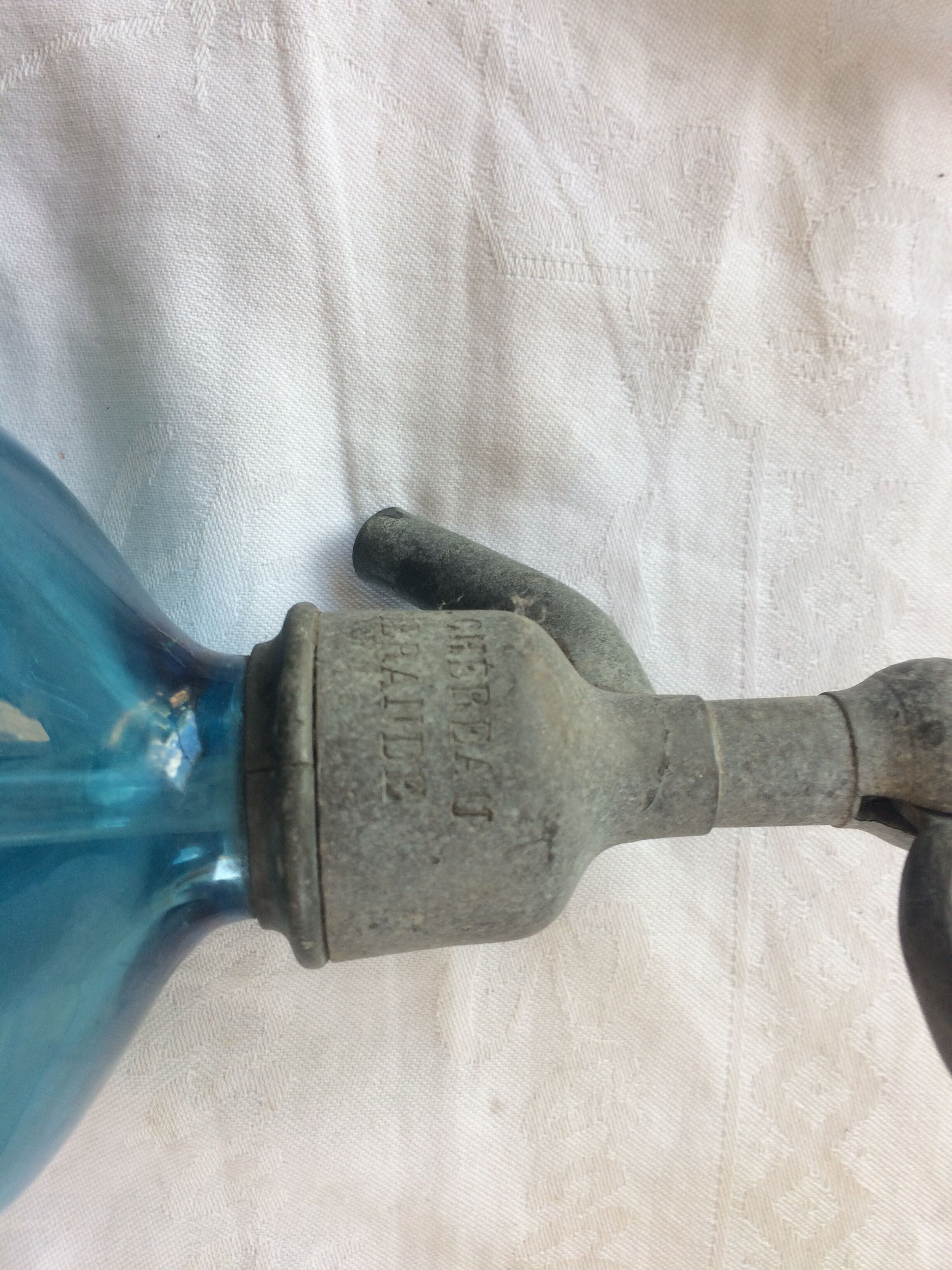 Siphon beau bleu profond : Guérande, Chéreau.