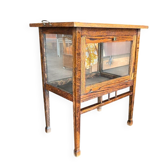 Display cabinet / tea cabinet / vintage wooden display cabinet
