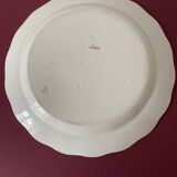 Large antique dish with contoured edge in earthenware from the Brown Westhead Moore and Co BWM & C factory