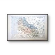 Map of Pas-de-Calais, printed in 1889.