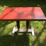 Bistro table 50s, top formica. 100 x 60 cm