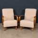 Vintage 20thc pair of halabala lounge chairs, made in czechoslovakia c.1930