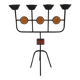 Erik hoglund four-candle chandelier. 1960s