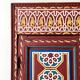 Porte marocaine de riad en bois sculpté à la main