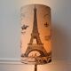 Lampshade with Eiffel Tower motif, Paris