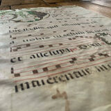 Antiphonary page XVIIIth Renaissance