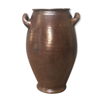 Old varnished pot