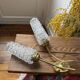 1960s Tulip wall sconce in brass and glass