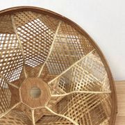 Woven Bamboo Lampshade – Japanese Design – Handmade Pendant