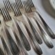 12 silver-plated table forks Manufrance