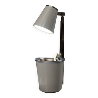 Vintage travel lamp pill-shaped extendable design "Lampette" Germany 1970s