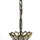 Beautiful large heavy 1960s Italian PoliArte glass ceiling lamp | Ø 52cm
