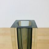 Sommerso vase soliflore in Murano glass