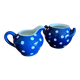 Duo de crémier, pot à lait vintage
