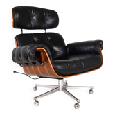 Martin Stoll leather lounge chair for Stoll Giroflex, 1960