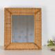 Rattan mirror