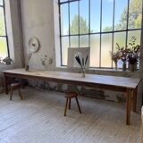 4m XXL pine and oak farmhouse table