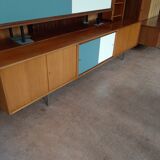 Sideboard in teak, 300cm