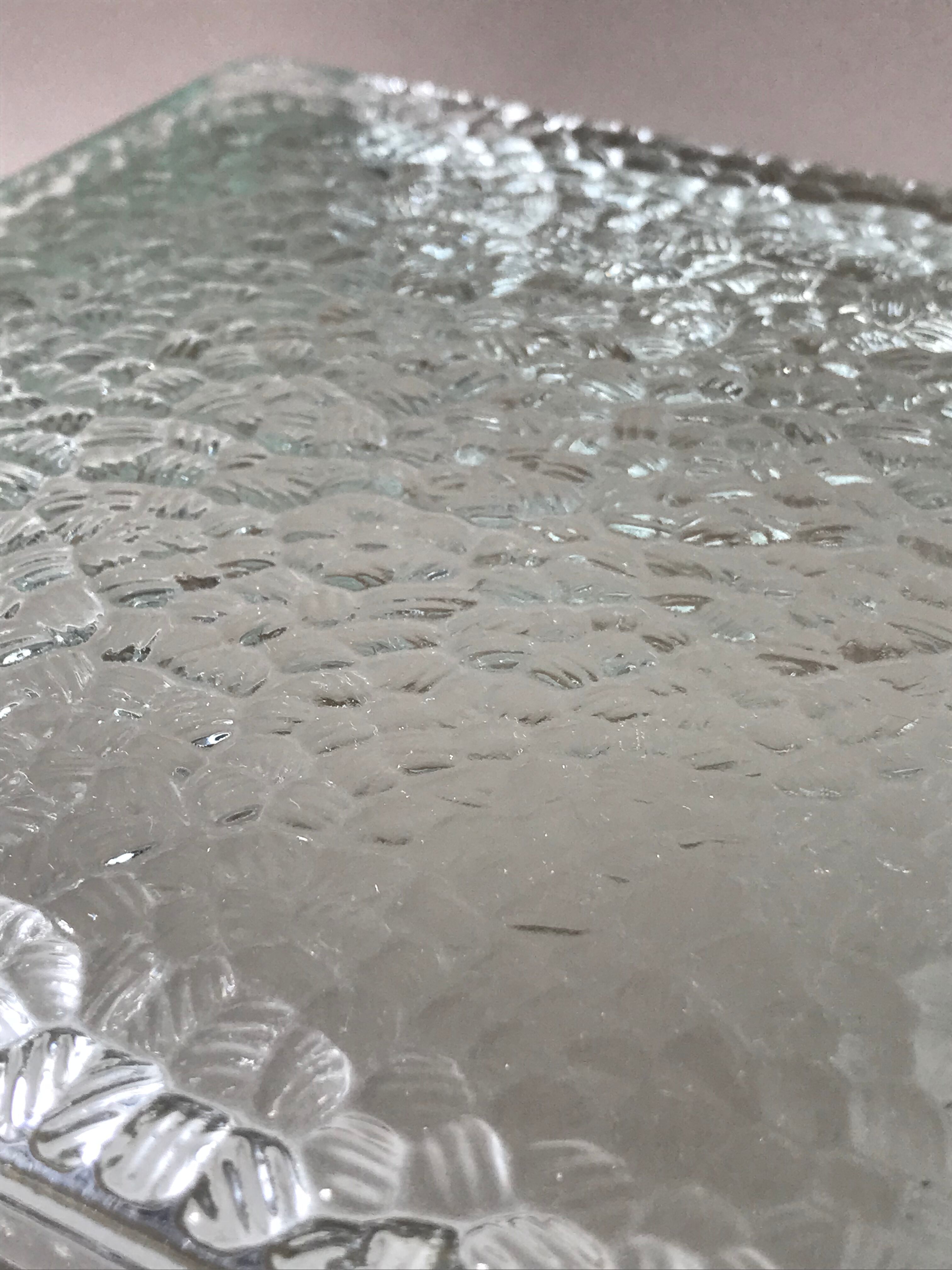 Ashtray glass ball vintage design annees 60