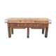2-drawer block, butcher's shop, beautiful patina, wood color