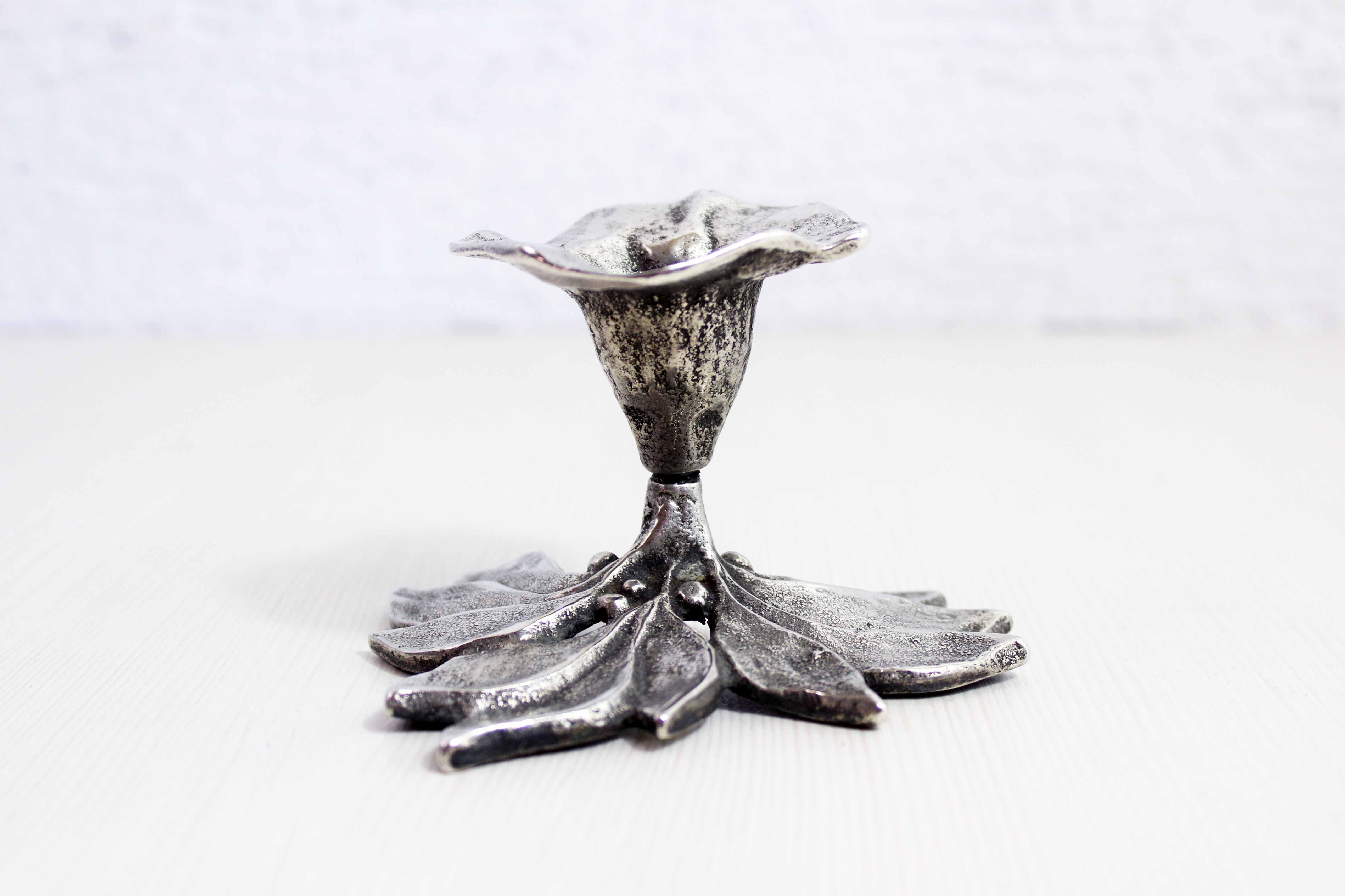 Candle holder "flower" art nouveau