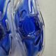 Set of 2 blue glass bowls in the style of Murano - Handmade