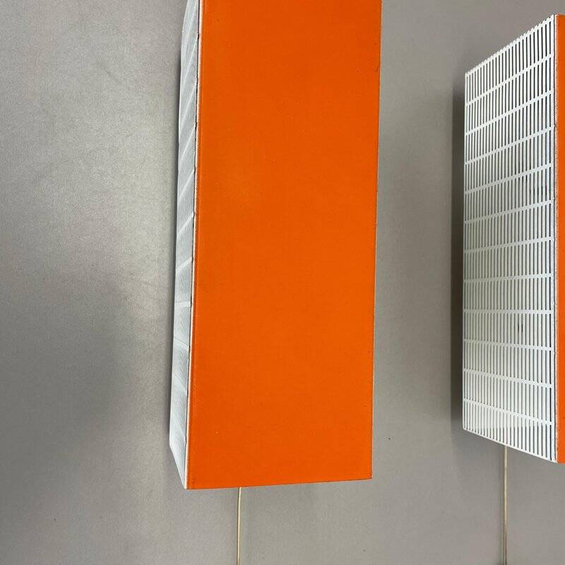 Vintage Pop Art wall lamps, 1950s, set of 2