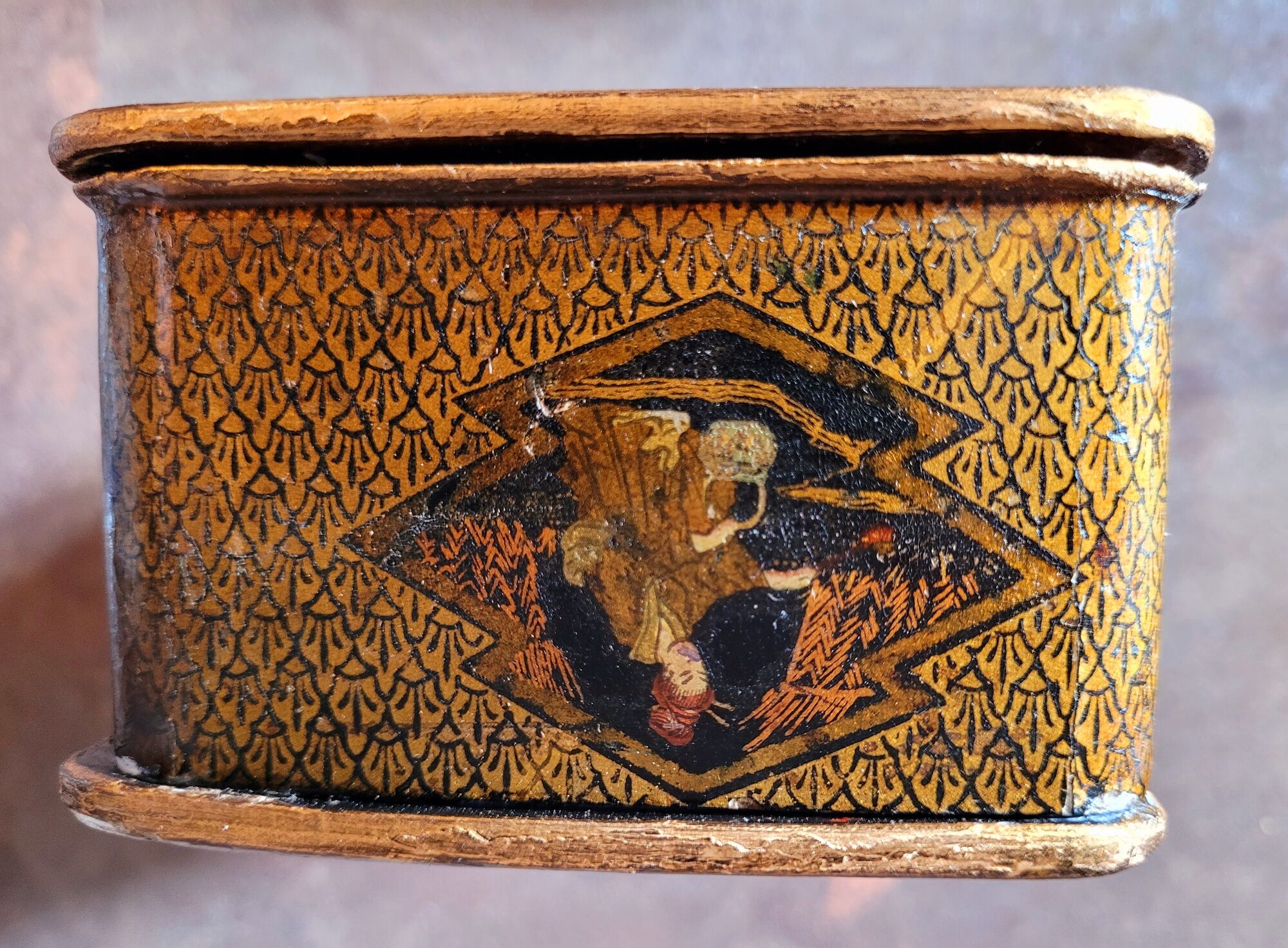 Old Vintage Boxes NINETEENTH in lacquer Asia China