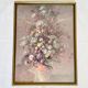 Cadre bouquet fleurs vintage