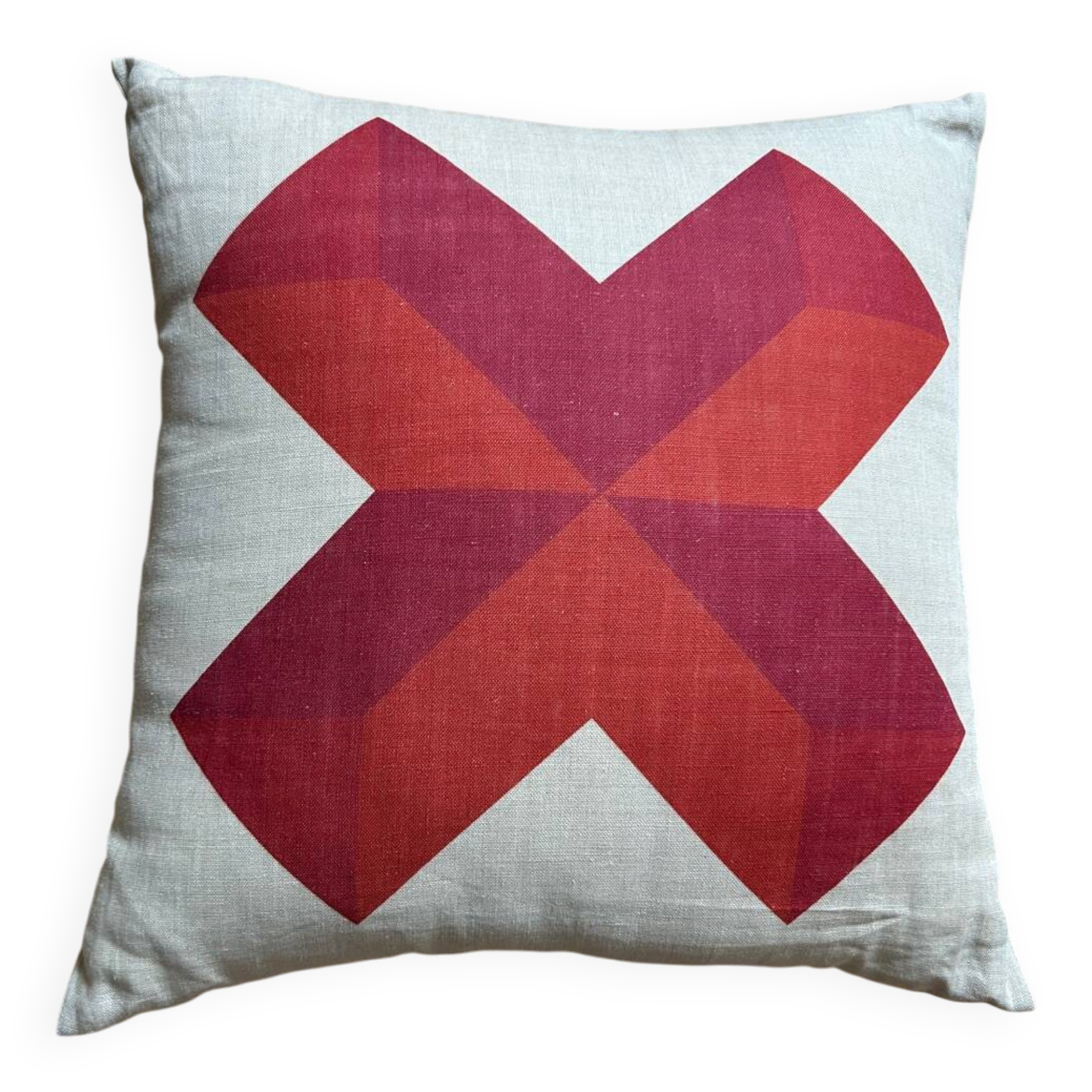 Red Rhine cushion cover