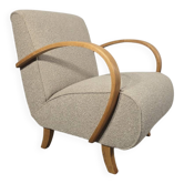 Art Deco Lounge Chair by Jindrich Halabala, 1940s