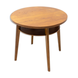 Fully restored oak coffee table, Czechoslovakia, 1960´s