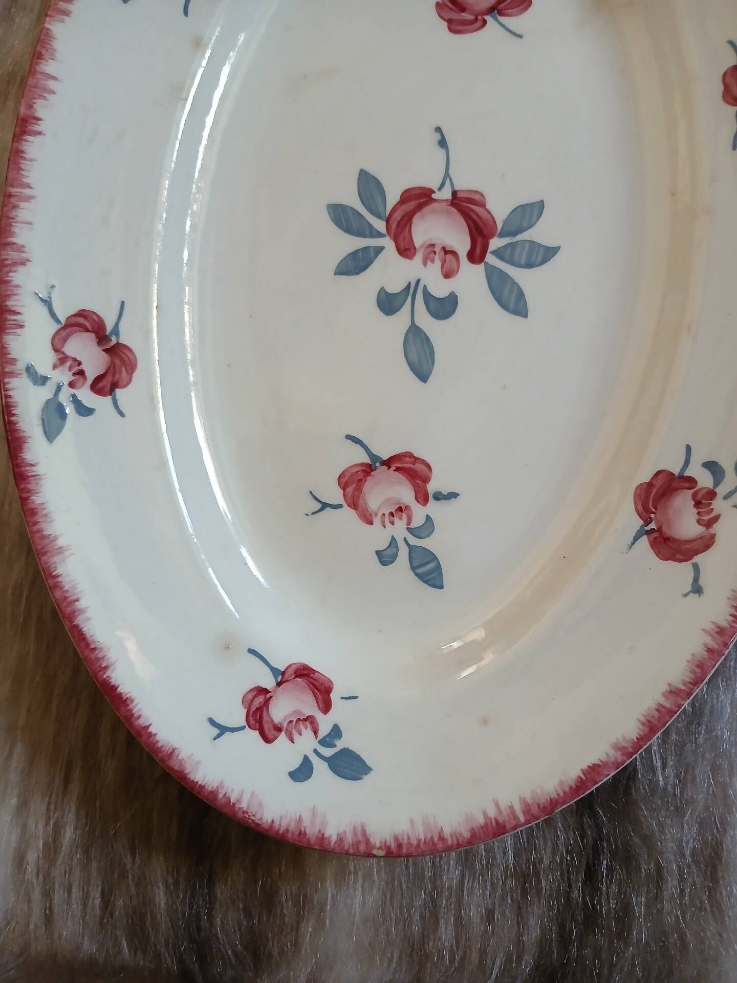 2 antique dishes K&G Lunéville