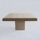 Table basse en travertin