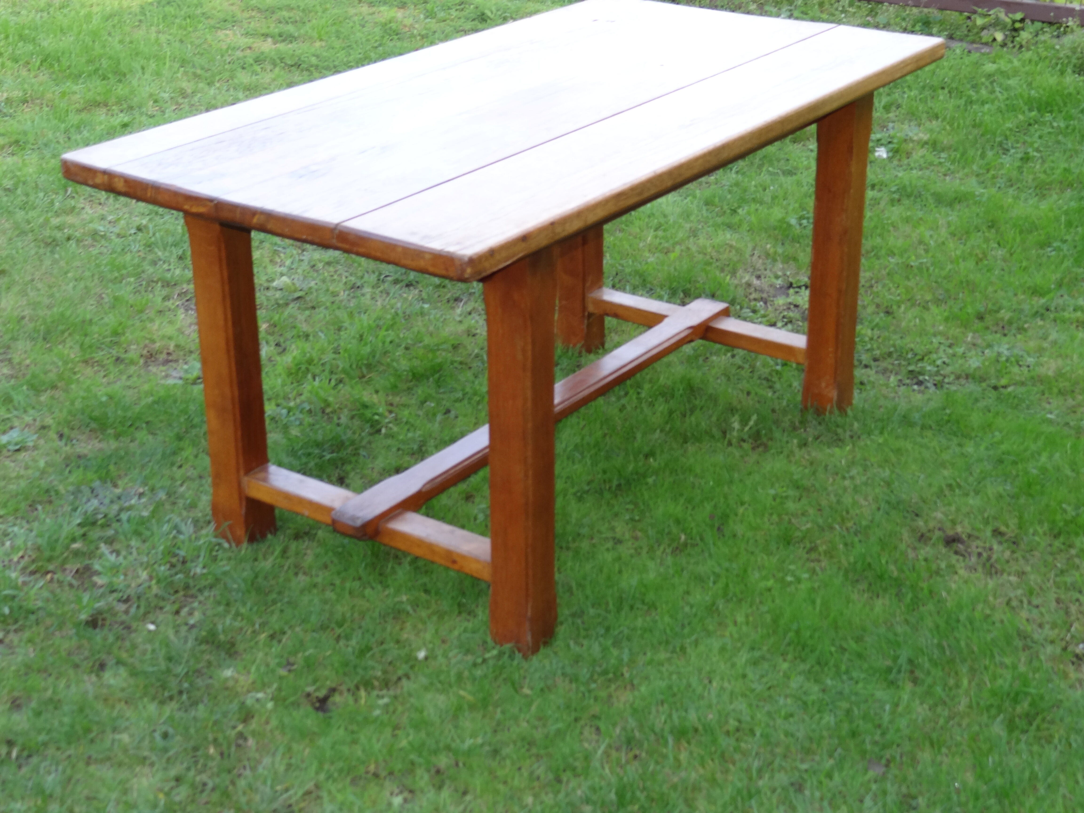 1950 oak farm table