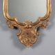 Antique baroque mirror in carved and gilded wood, Italy, 18th century