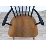 Vintage wooden armchair circa 1960