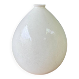 Vase œuf Art déco en céramique craquelée Orchies, 1930
